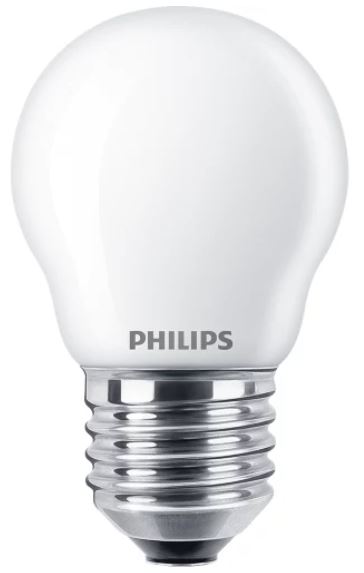 PHILIPS MASTER VLE LEDluster LED lodveida spuldze E27 3,4W 470lm 2700K silti balta matēta filament ar CRI90