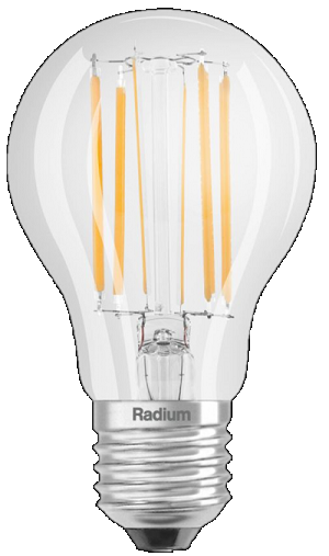 PHILIPS LED spuldze E27 8,5W  1055lm 4000K neitrāli (auksti) balta caurspīdīga filament