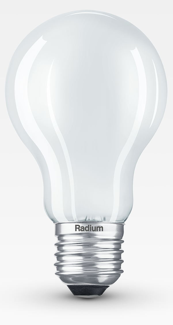 RADIUM STAR CLASSIC LED spuldze E27 7,8W  1055lm 4000K neitrāli balta matēta filament klasiska ar CRI90